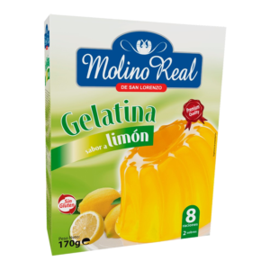 GELATINA LIMON MOLINO REAL 2x85 GR (12 UND)
