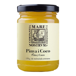 MERMELADA PIÑA Y COCO MARE NOSTRUM 170 GR (6 UND)