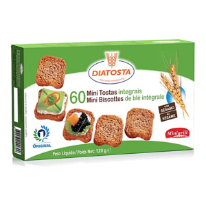 MINI BISCOTES MINIGRILL INTEGRAL 120 GR (18 UND)