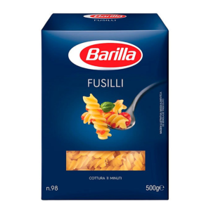 FUSILLI N98 BARILLA 500 GR (12 UND)