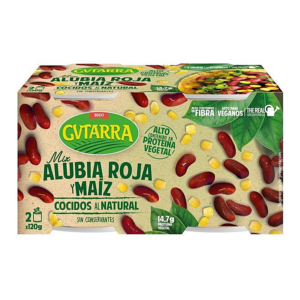 ALUBIA ROJA Y MAÍZ PACK 2X120G GVTARRA (6U)