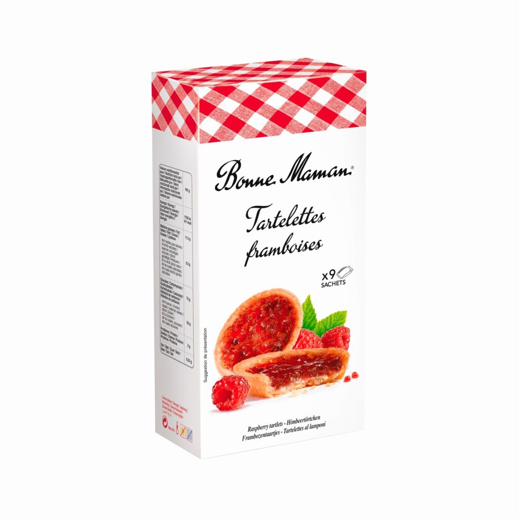 9 TARTALETAS FRAMBUESA 135GR BONNE MAMAN (12 UND)
