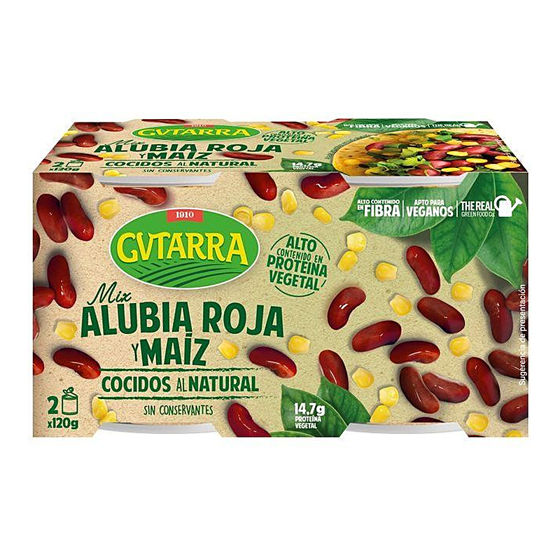 Alubia roja y maíz Gvtarra