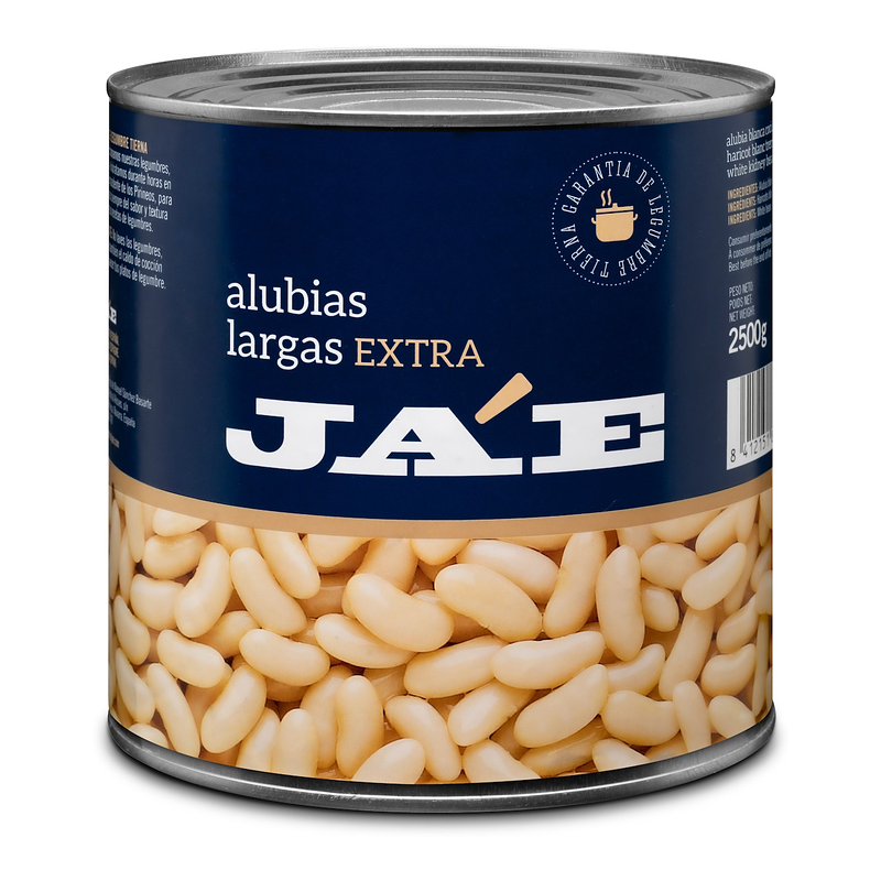 ALUBIAS BLANCAS LARGAS HOSTELERIA 2,5KG JAE