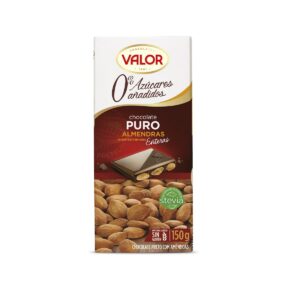 CHOCOLATE PURO ALMENDRA S/A 150GR (14 UND)
