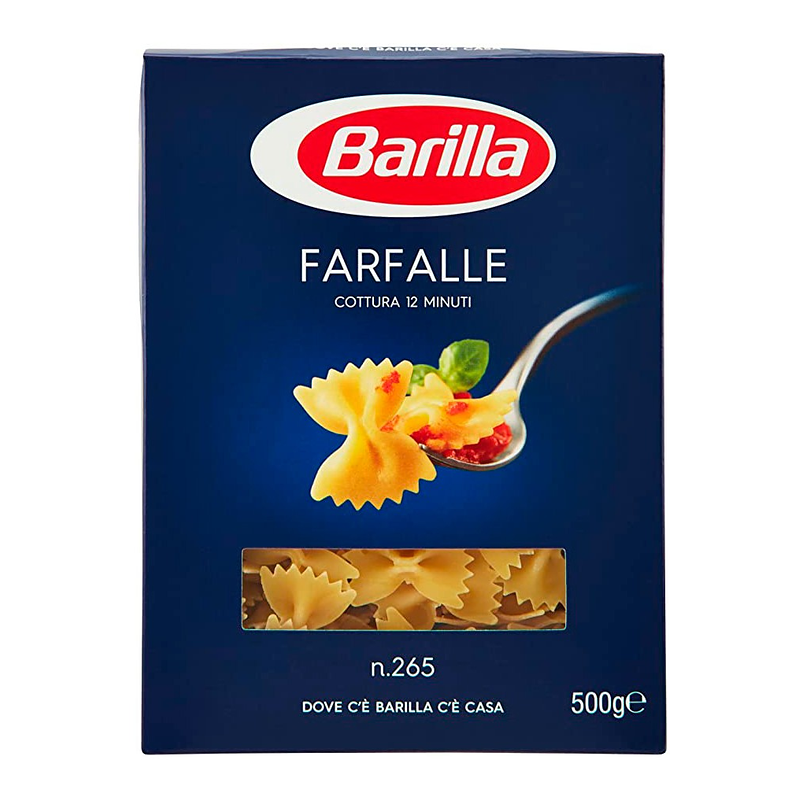 FARFALLE N50 BARILLA 500 GR (12 UND)