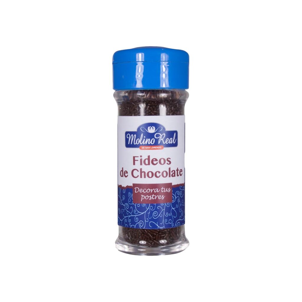 FIDEOS DE CHOCOLATE 50 GR MOLINO REAL (10 UND)