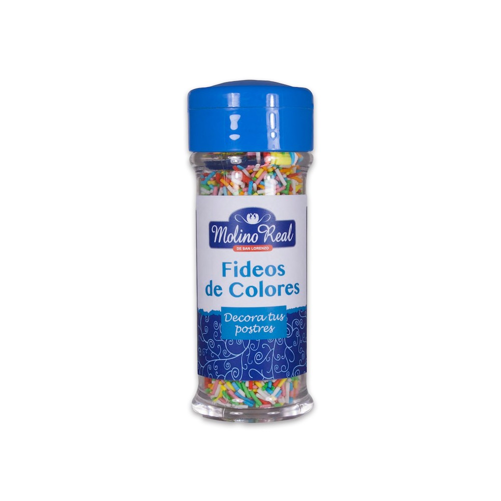 FIDEOS DE COLORES 60 GR MOLINO REAL (10 UND)