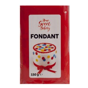 FONDANT ROJO "HOME SWEET BAKERY"  9*150GRS (9 UDS)
