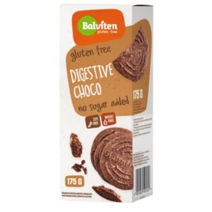 GALLETAS DIGESTIVAS CON CHOCOLATE SIN GLUTEN SIN AZÚCAR AÑADIDO 175 G