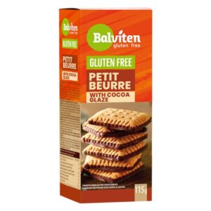 GALLETAS PETIT BEURRE CON COBERTURA DE CACAO SIN GLUTEN 115 G