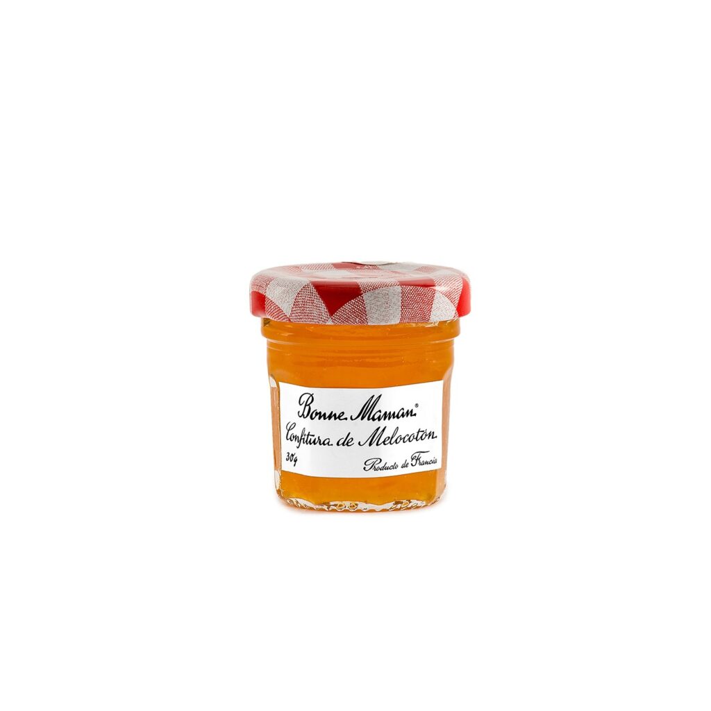MERMELADA MELOCOTON BONNE MAMAN 30 GR (60 UND)