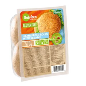 PANECILLOS PARA HAMBURGUESA CON SÉSAMO SIN GLUTEN 2x70 G