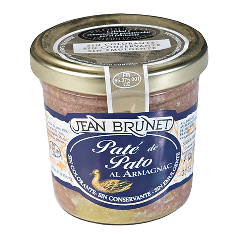 PATÉ DE PATO AL ARMAGNAC 90GR (20 UND)