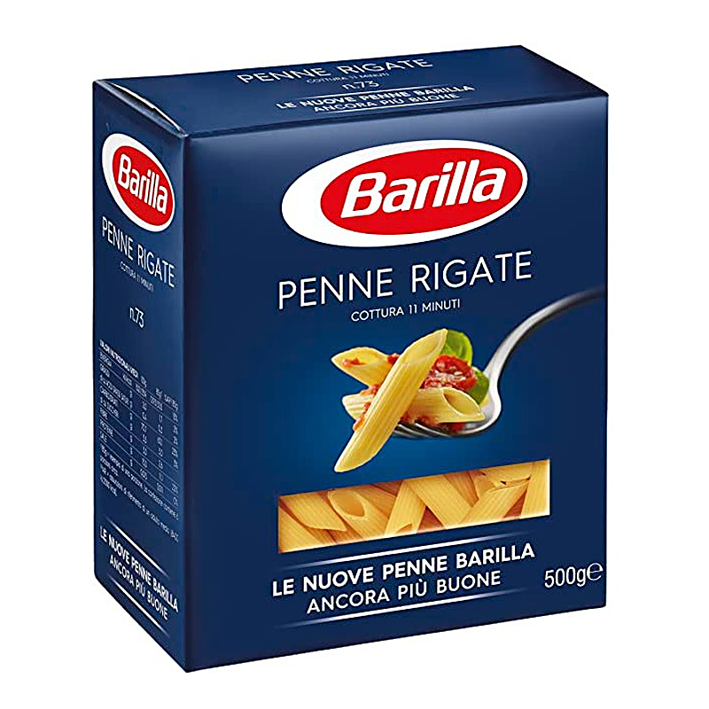 PENNE RIGATE N73 BARILLA 500 GR (12 UND)