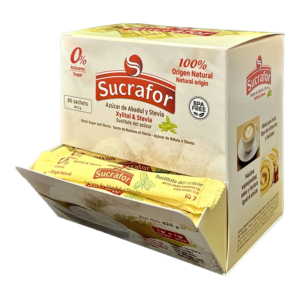 SUCRAFOR XILITOL Y STEVIA SACHET 85 UN*5GRS (8 UDS)