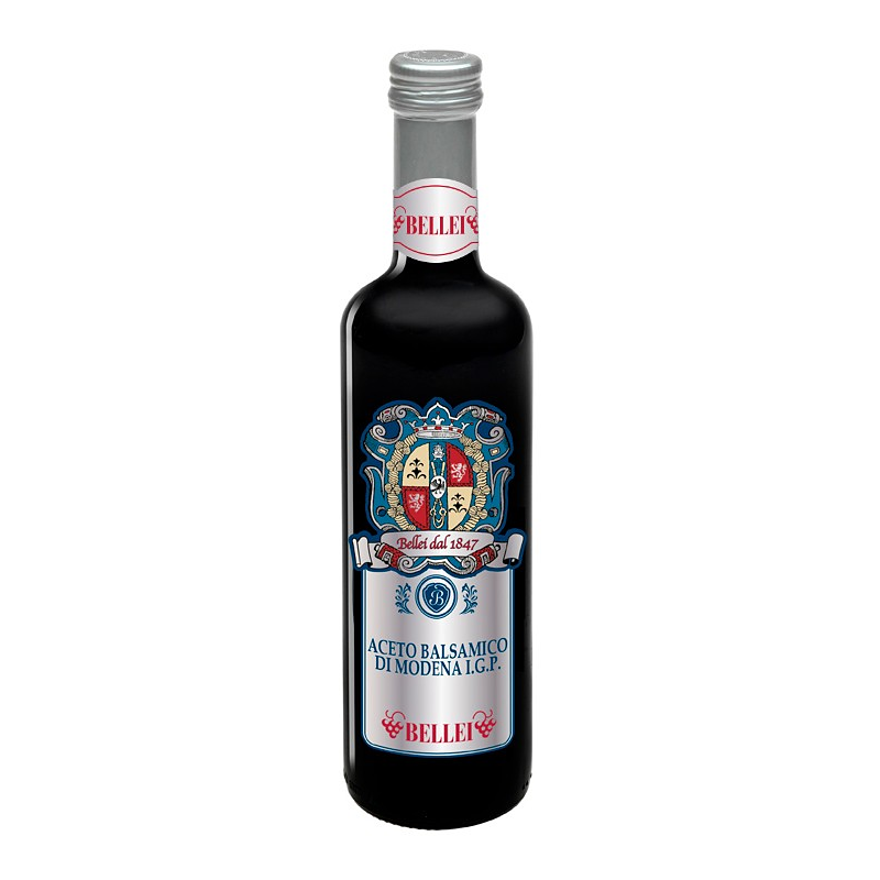 VINAGRE BALSÁMICO MODENA 500 ML BELLEI ARGENTO (6 UND)