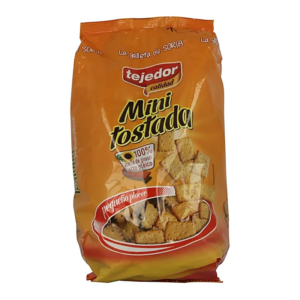 GALLETA MINI TOSTADA TEJEDOR 305 GRS (10 UND)