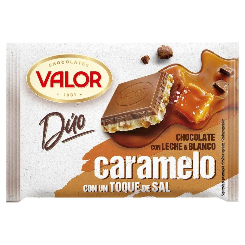 CHOCOLATE DÚO LECHE-CARAMELO